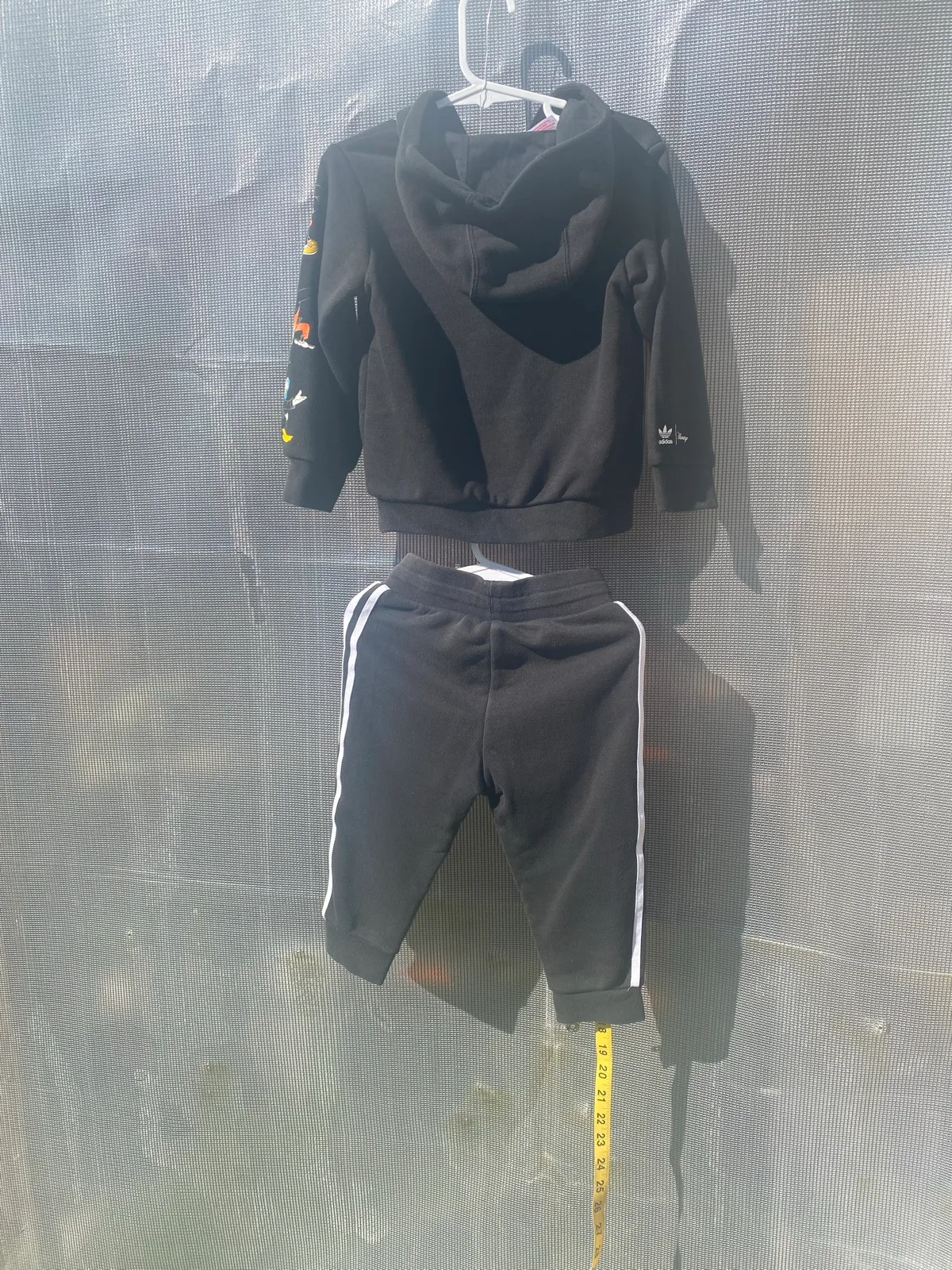 Disney black Adidas tracksuit size 12-18 months — photo 4