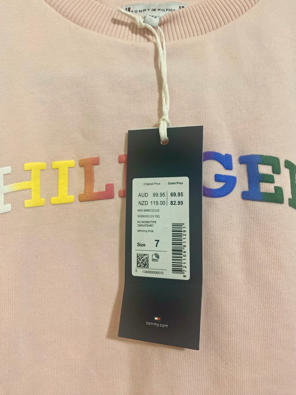 Tommy Hilfiger girl top size 7 — photo 2