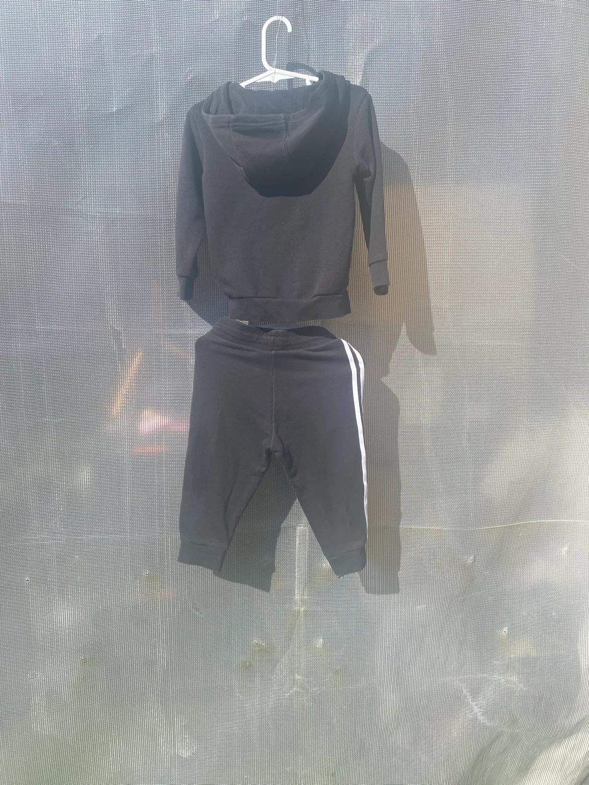 Adidas black tracksuit size 12-18 months — photo 7