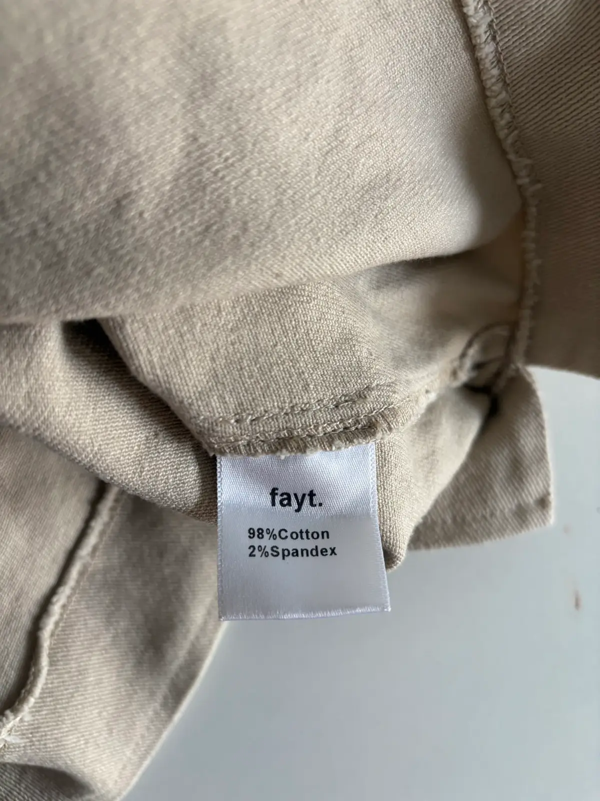 FAYT the Label Beige Collared Short Sleeve Dress  Pockets Elastic Waist Size  12 – photo 10