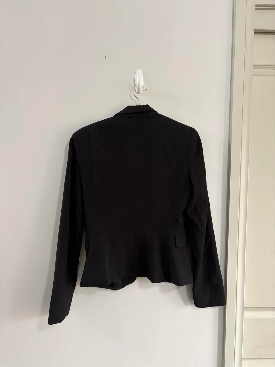Vintage Jacqui E Black Pinstripe Tailored Blazer Jacket 90s – photo 2