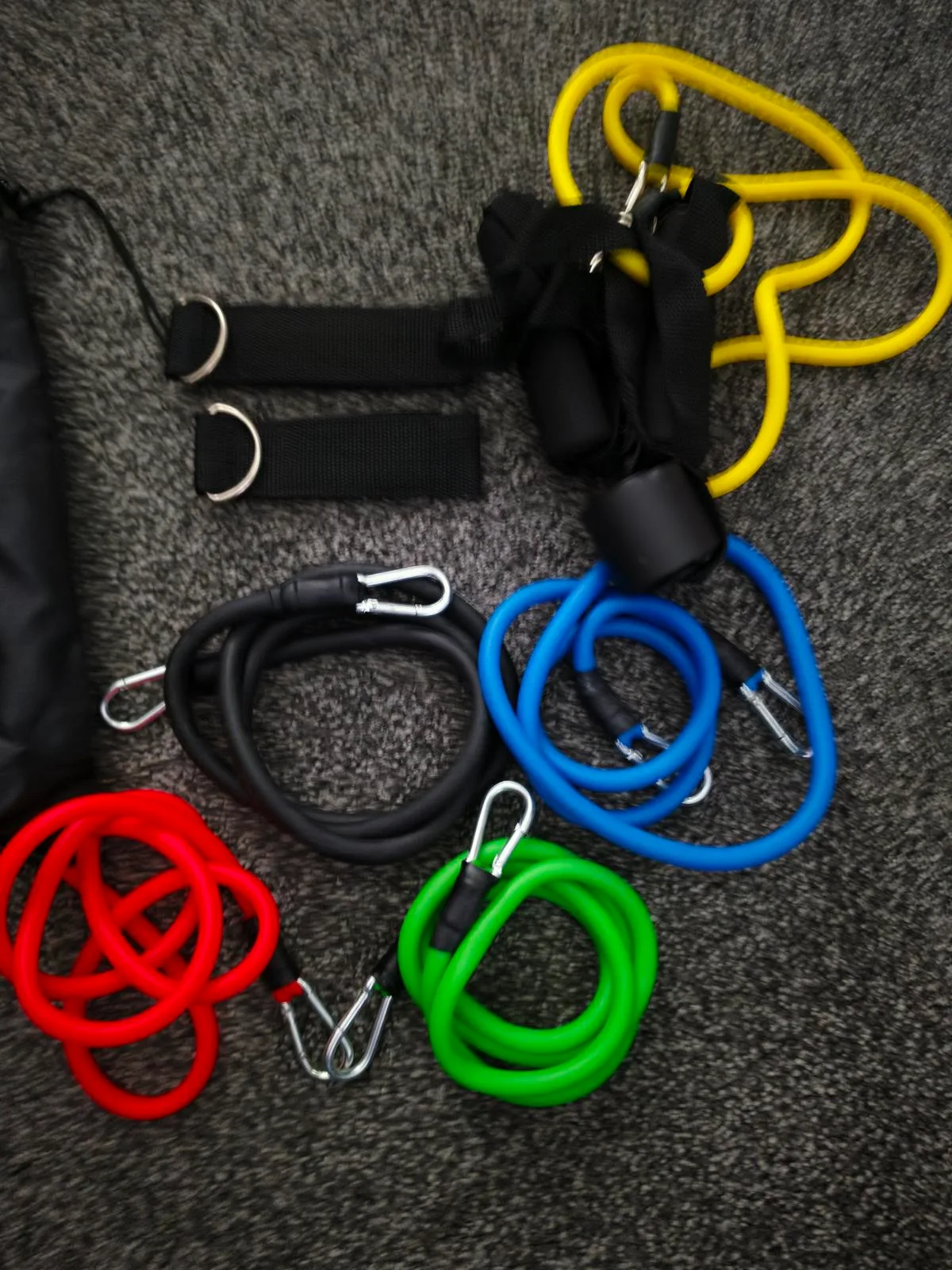 Resistance Band Set with Handles & Carry Bag — photo 2
