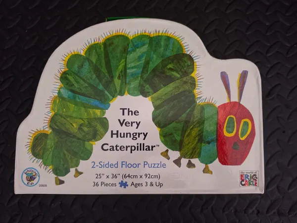 The Very Hungry Caterpillar 2-Sided Floor Puzzle by Eric Carle