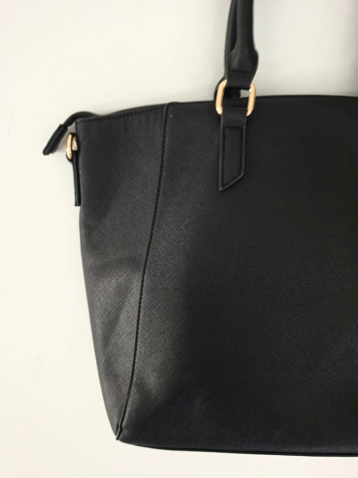 Colette by Colette Hayman Black Geometric Textured Tote Bag — photo 9