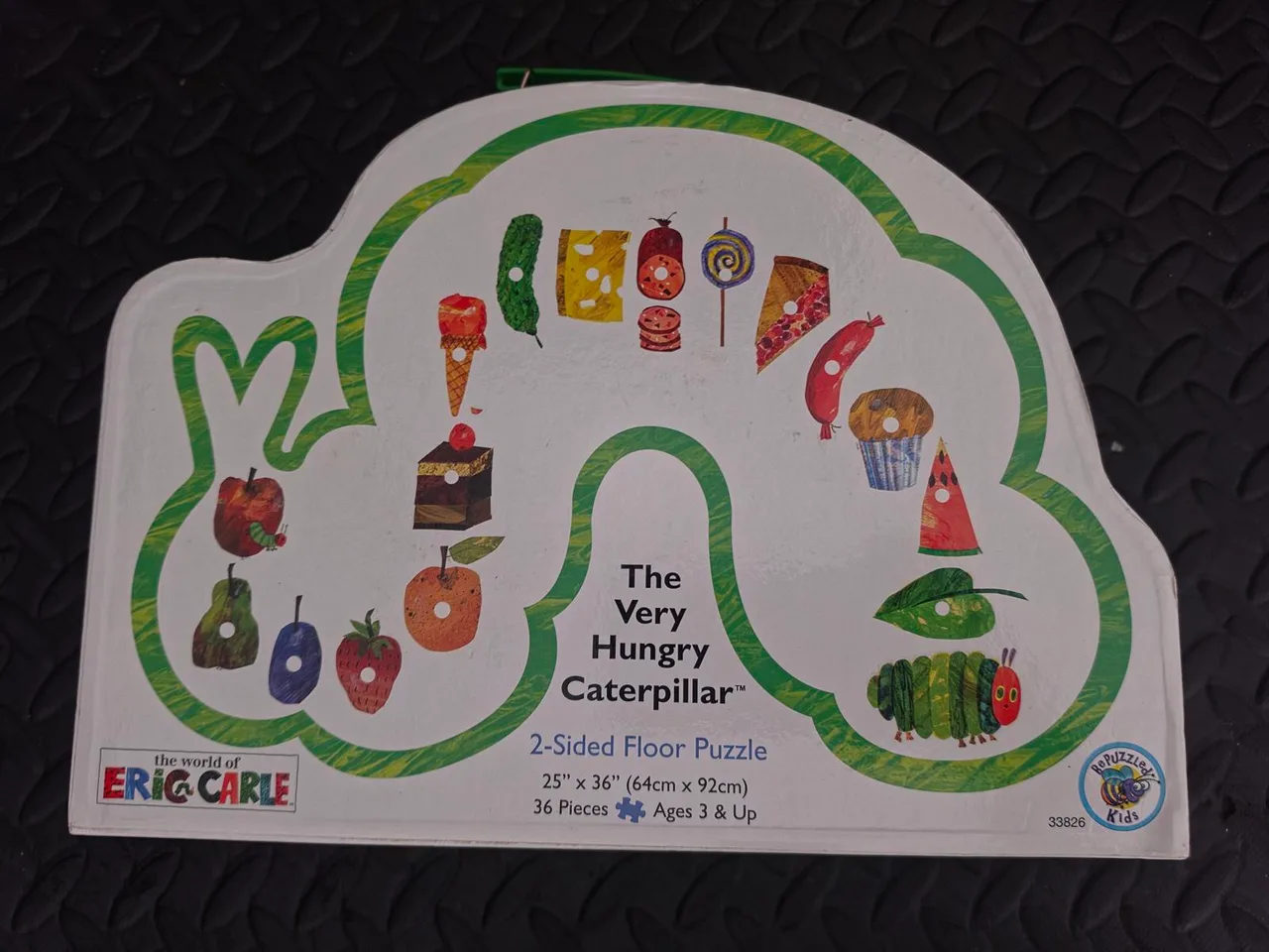 The Very Hungry Caterpillar 2-Sided Floor Puzzle by Eric Carle — photo 2