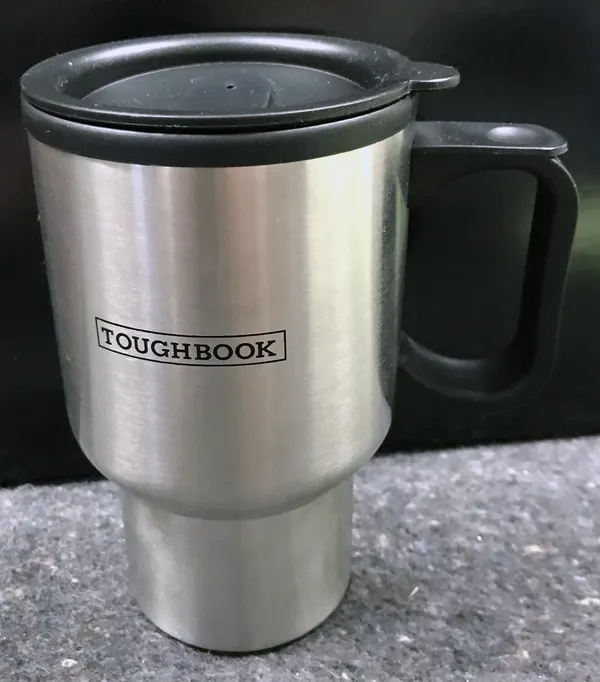 Genuine PANSONIC TOUGHBOOK Stainless Steel Travel Mug