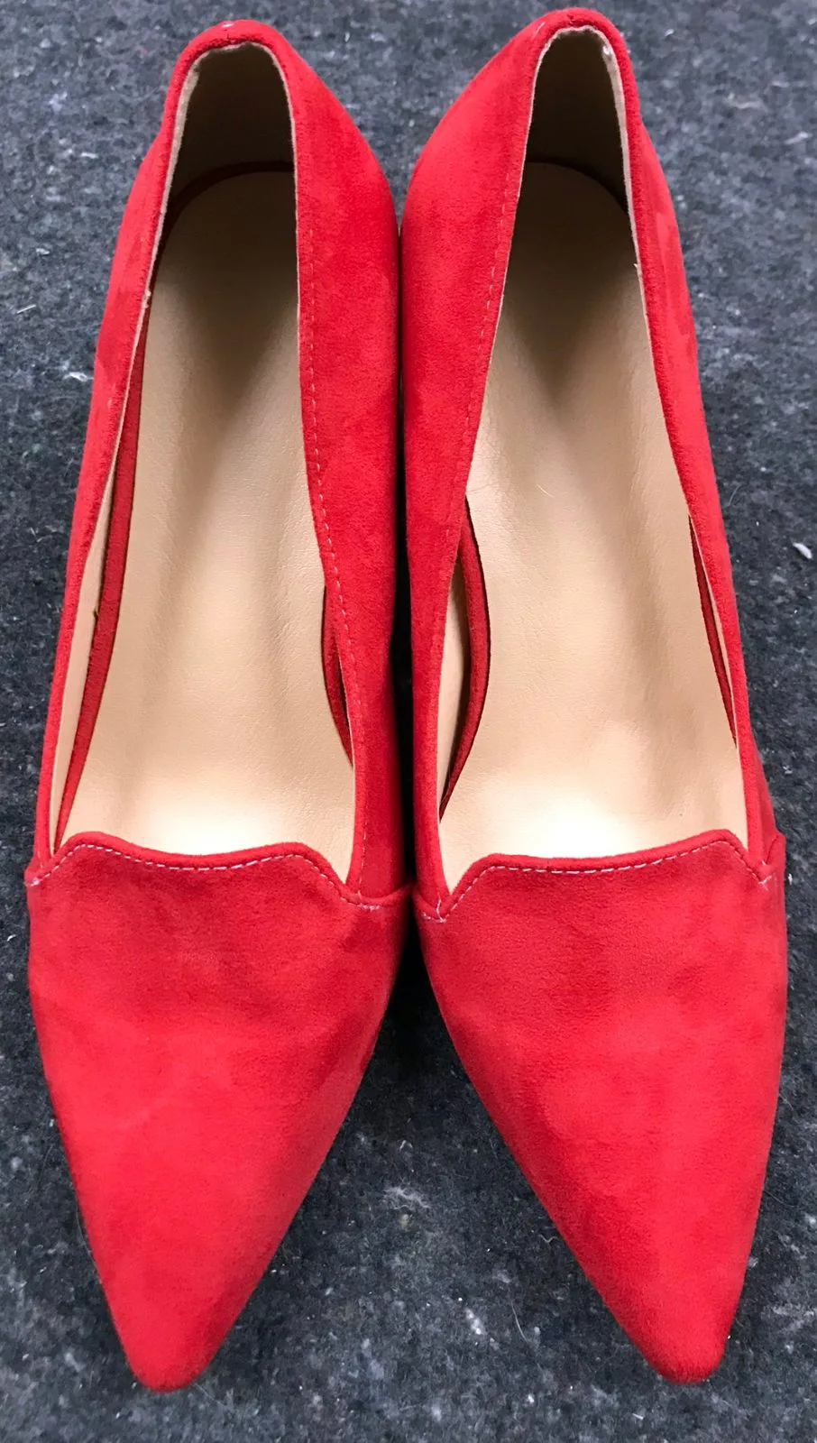 Brand New Red Suede Pumps 3" Heel AU8 / EU39 — photo 11