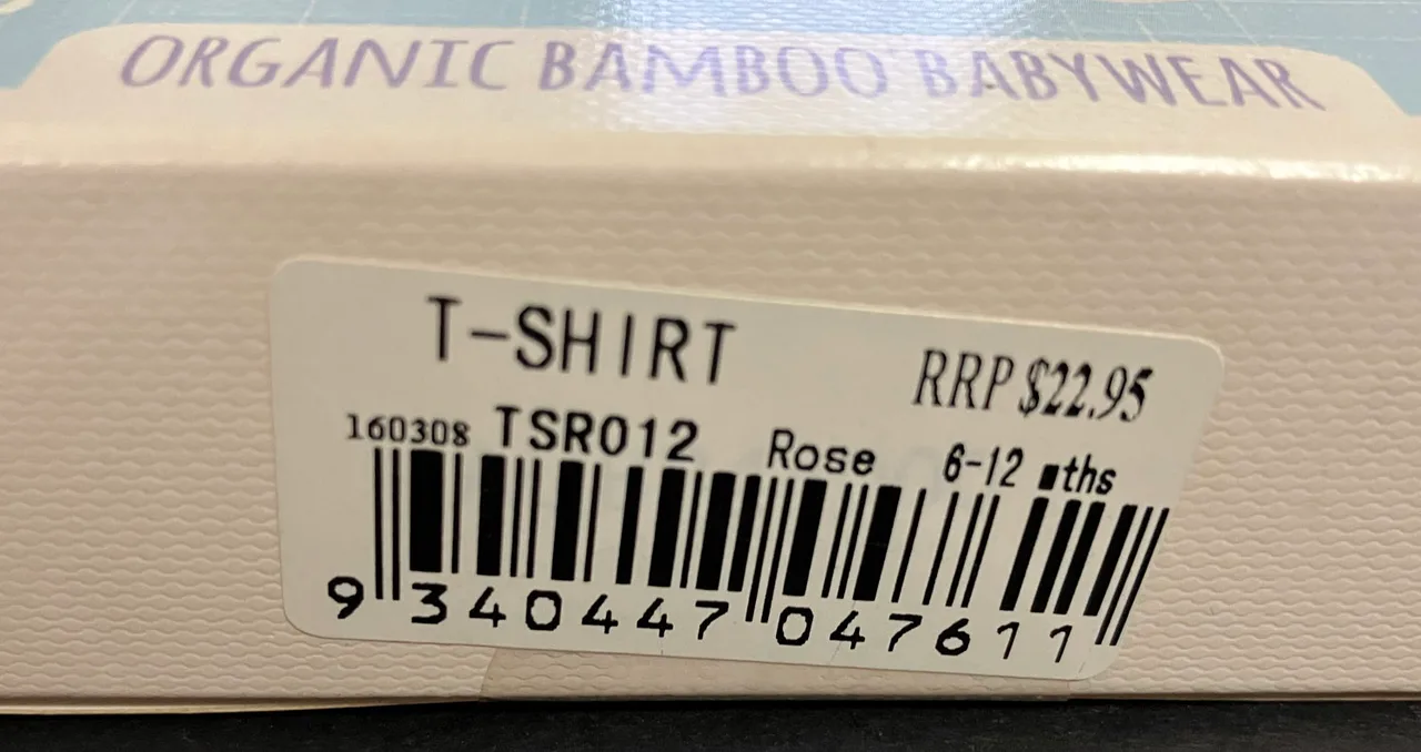 NEW Boody® Baby Short Sleeve Crew Neck T-shirt - Size 0 PINK RRP $22.95 — photo 6