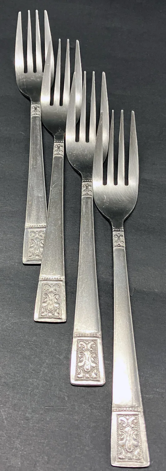 4 x Stainless Steel Dinner Forks (Made in Philippines) — photo 2