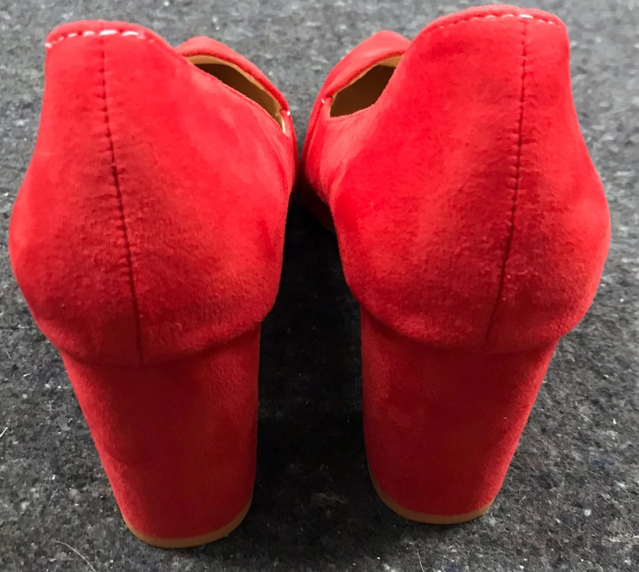 Brand New Red Suede Pumps 3" Heel AU8 / EU39 — photo 7
