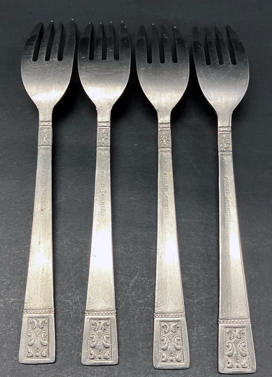4 x Stainless Steel Dinner Forks (Made in Philippines) — photo 4