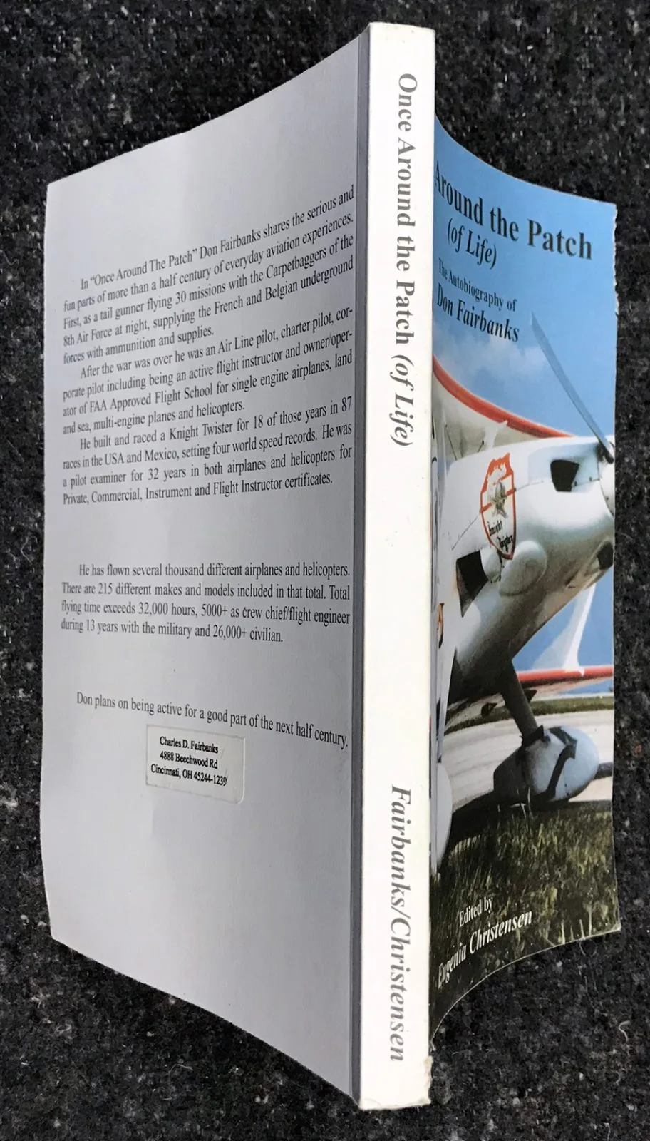 Aviation SIGNED 1st EDITION: "Once Around the Patch (of Life)" Don Fairbanks — photo 5