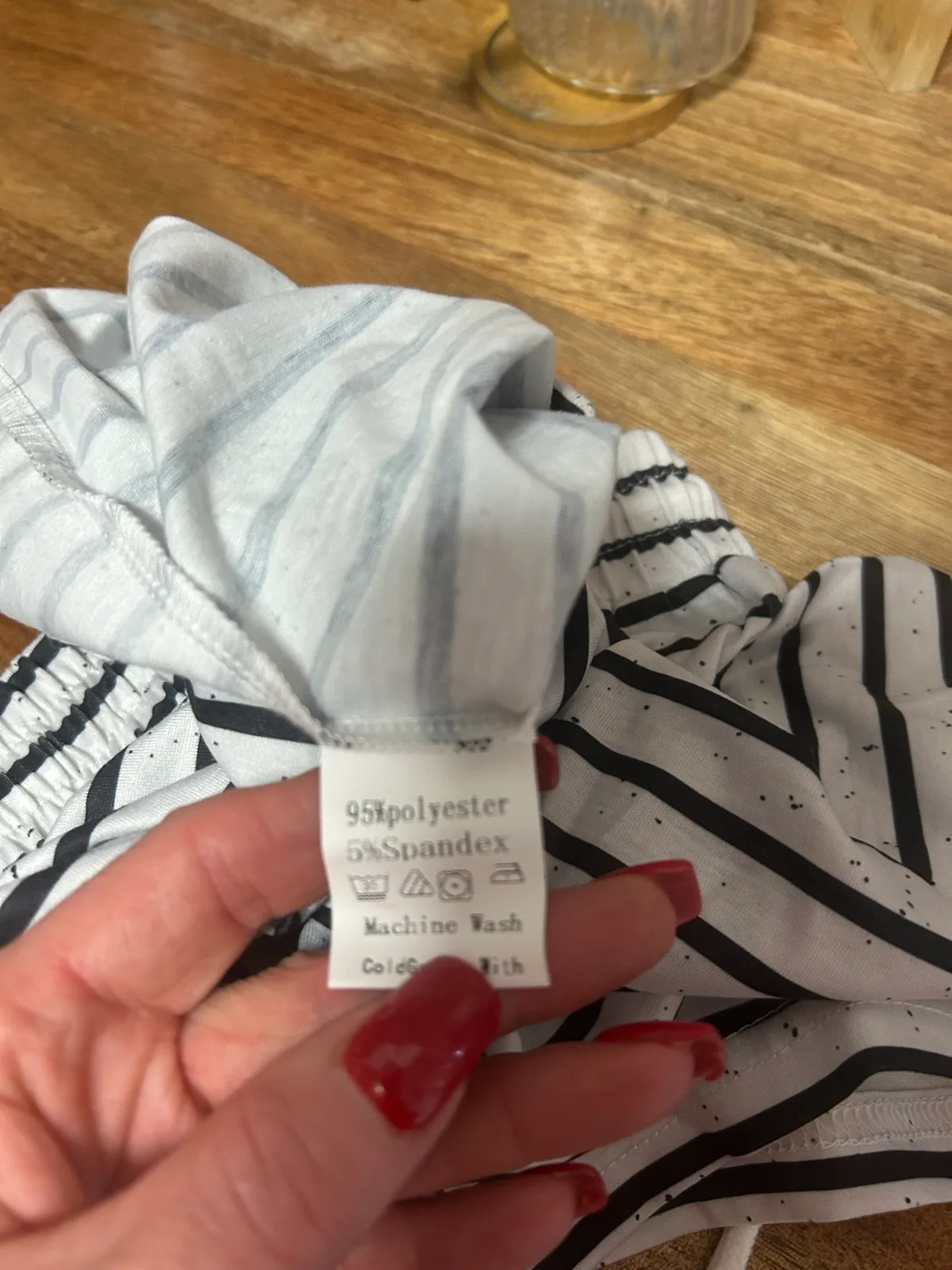 Dazy black/white striped shorts – photo 5