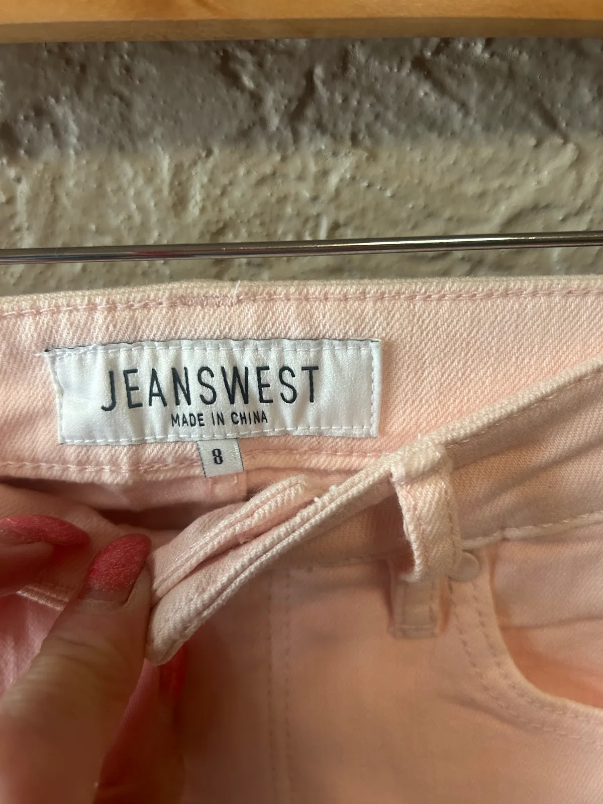 Jeanswest pink denim shorts – photo 2