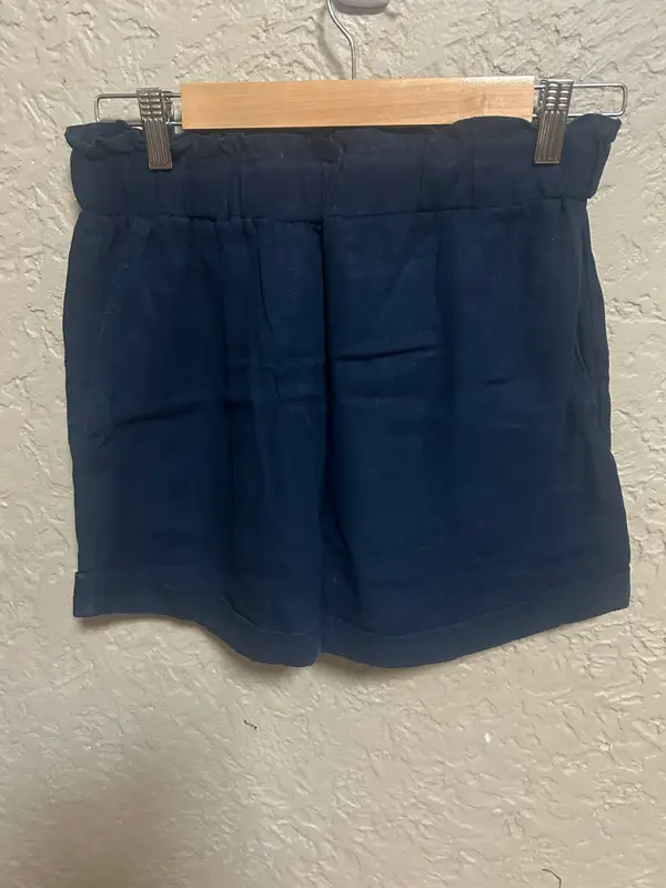 Sportsgirl navy linen shorts