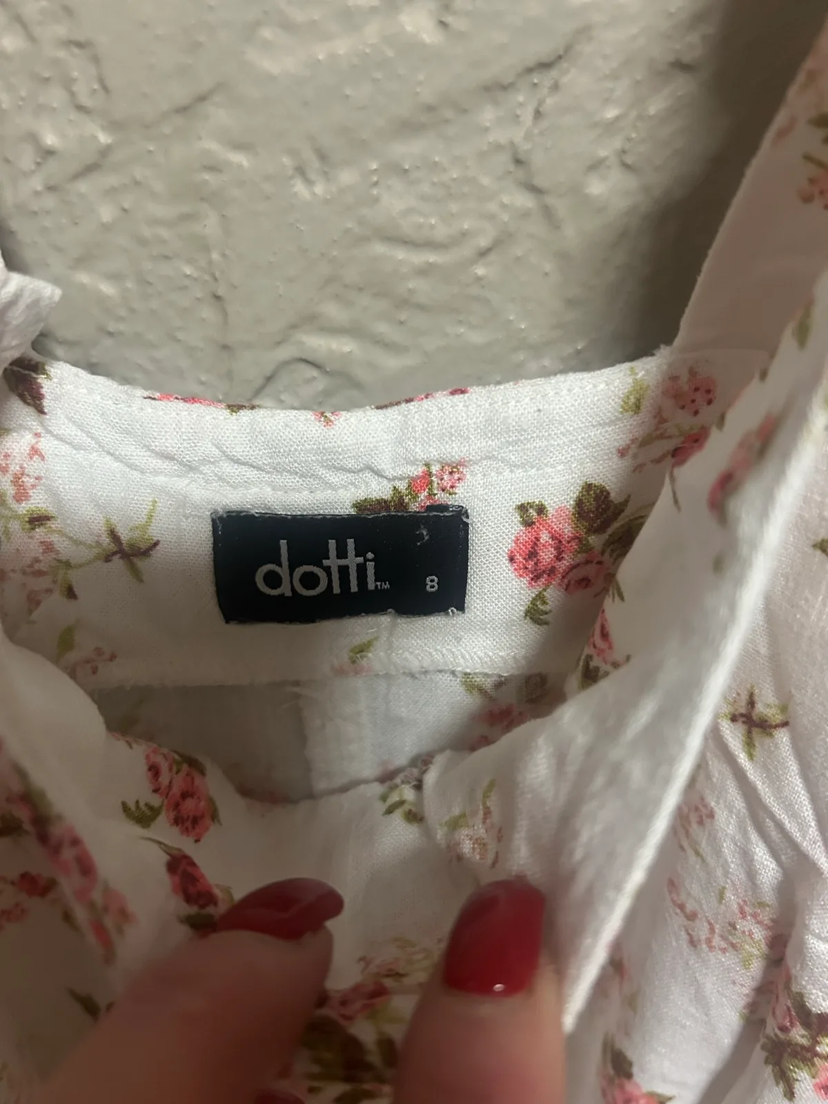 Dotti white floral short overalls – photo 3