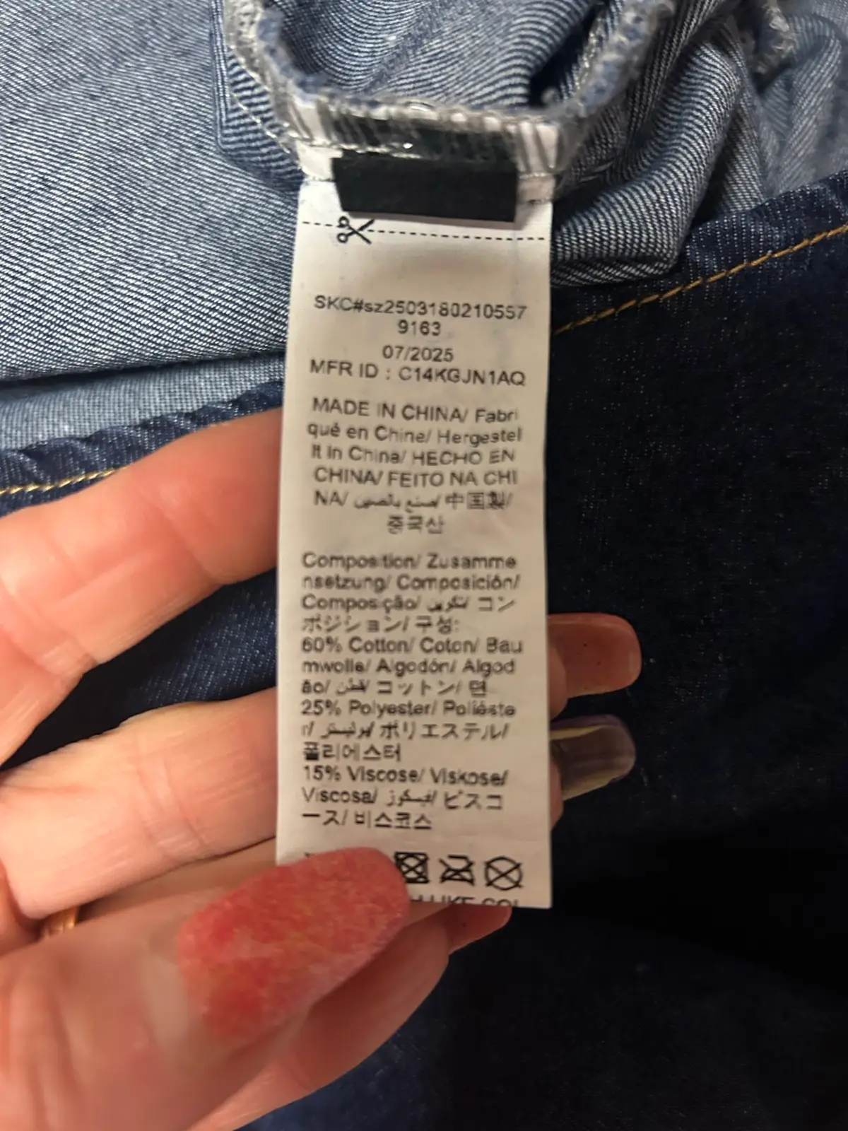 Blue denim sleeveless dress – photo 4