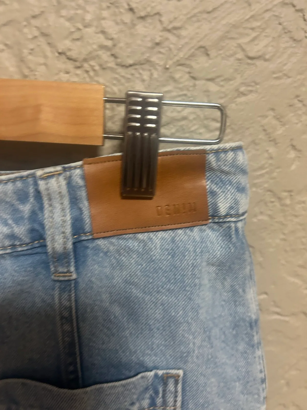 Target blue denim skirt – photo 3