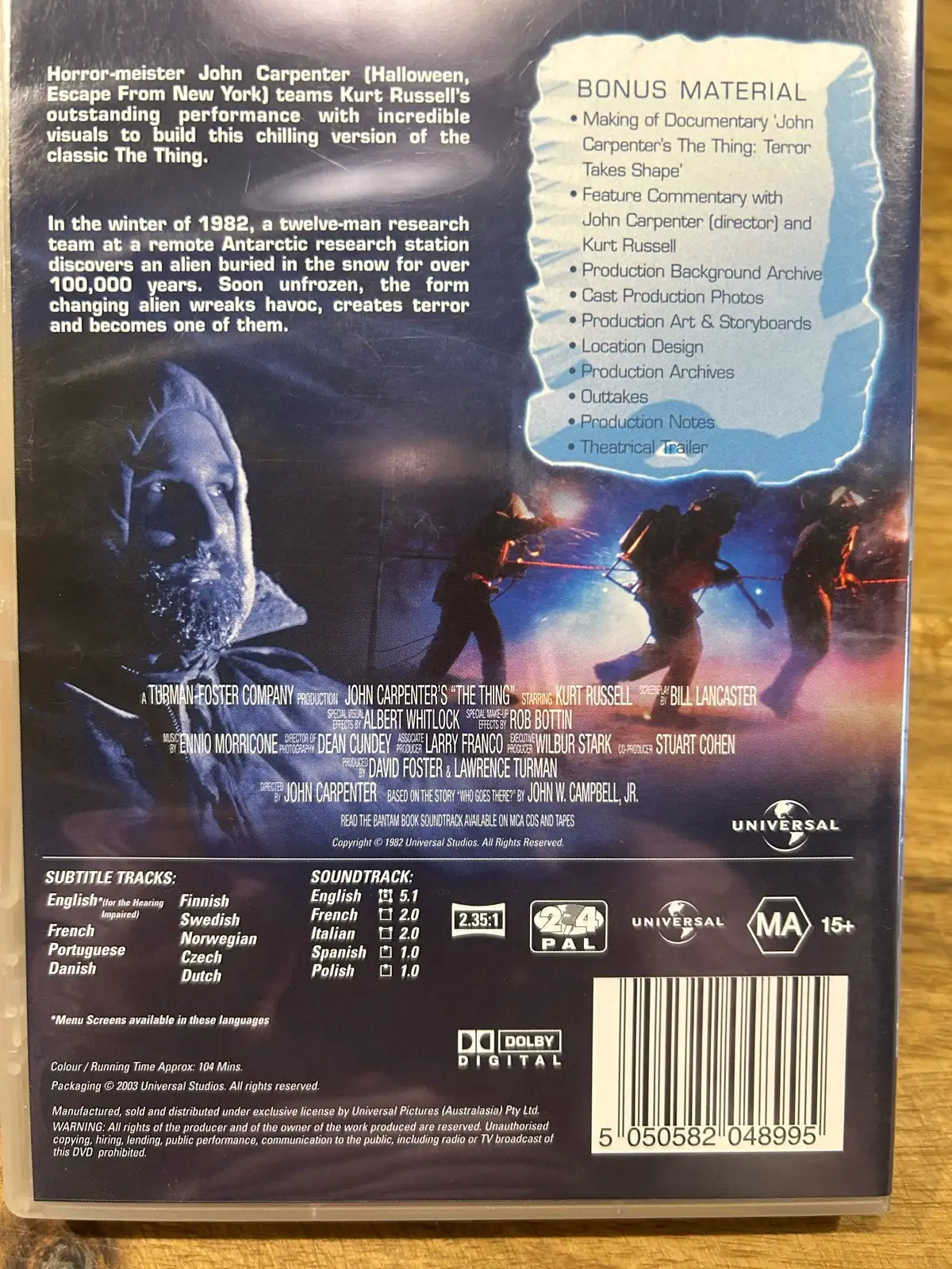 The thing dvd – photo 2