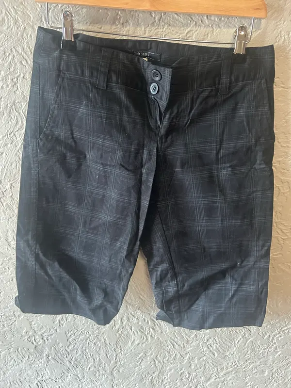 Jay jays black/grey plaid chino shorts