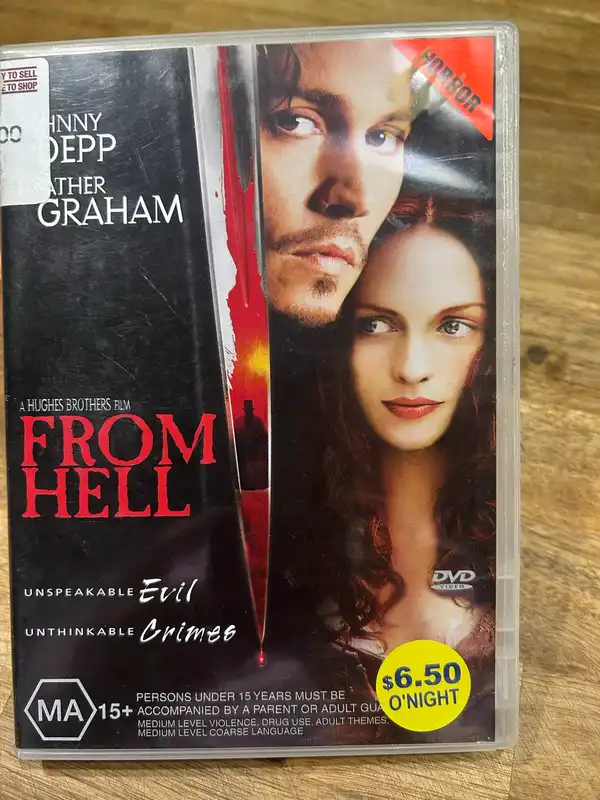 From hell dvd