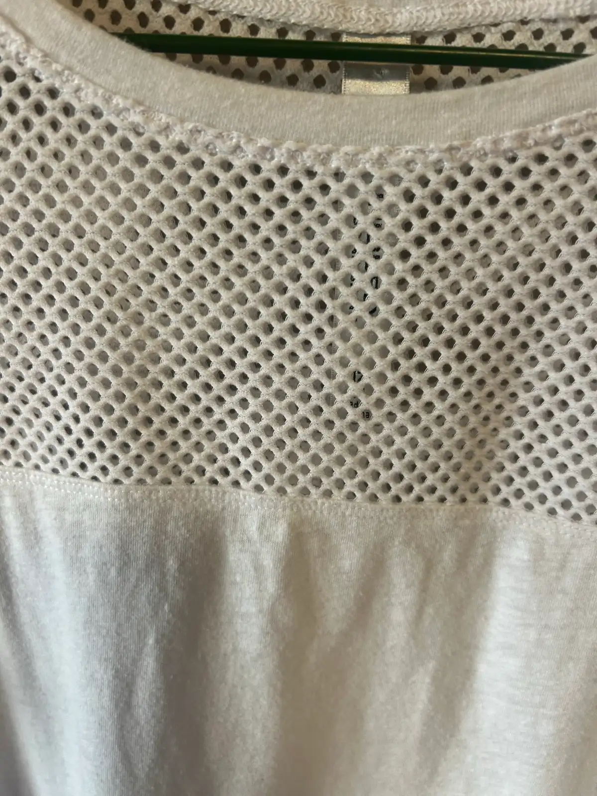 Lorna Jane white mesh long sleeve top – photo 2