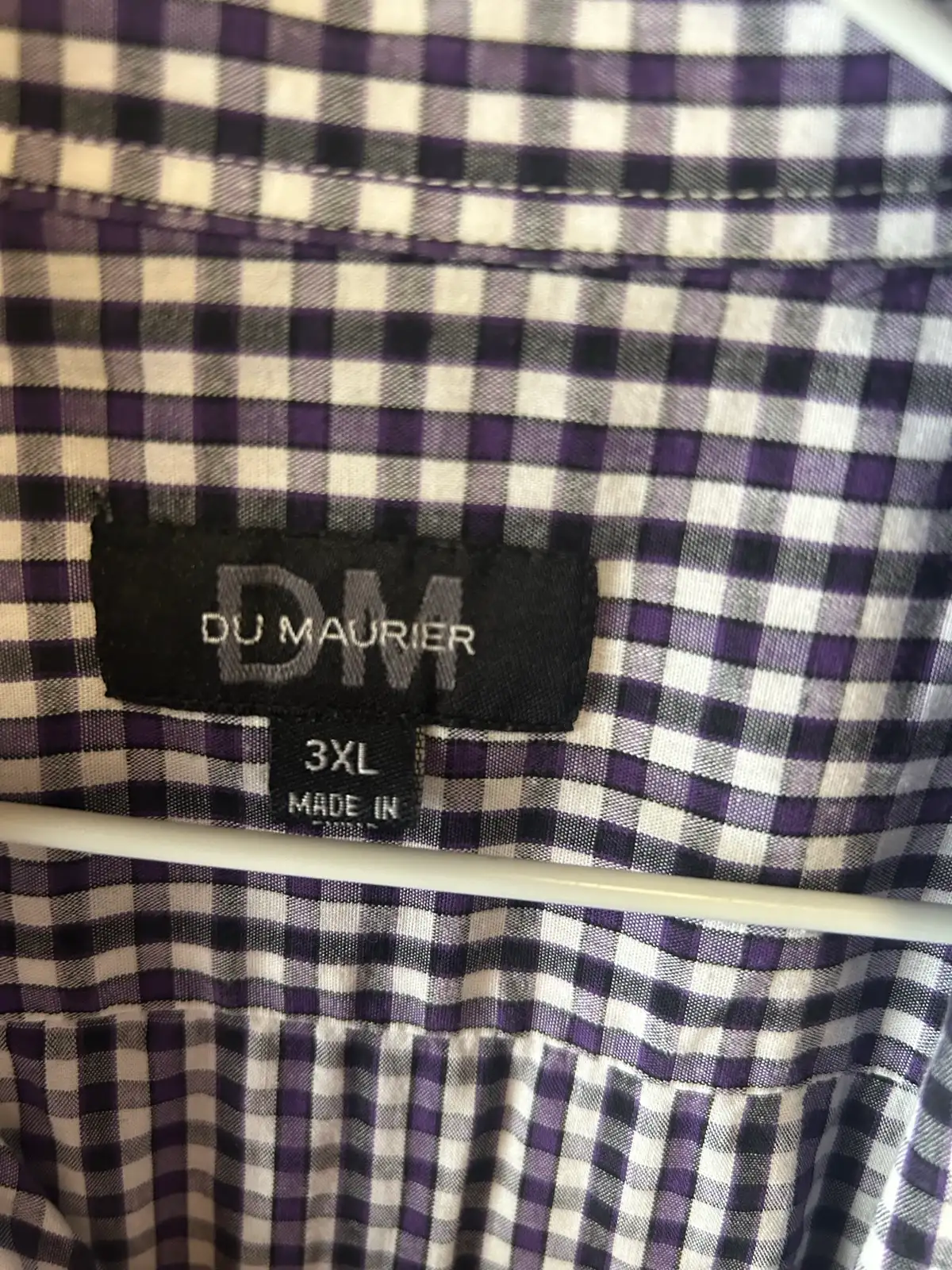 Men’s Du Maurier check shirt – photo 3