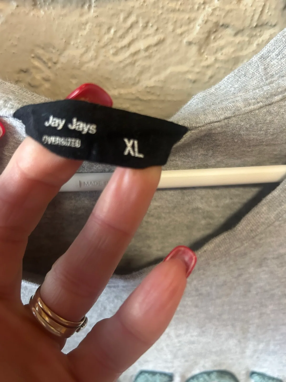 Jay jays grey tshirt with Vermont text – photo 3