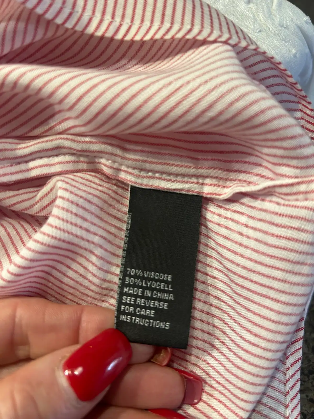 Sportsgirl pink/white striped long sleeve shirt – photo 5
