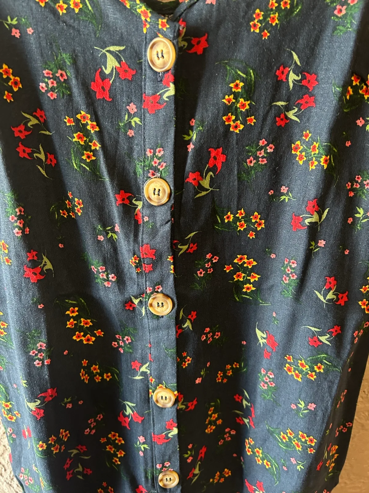 Cotton on blue floral cami dress – photo 2