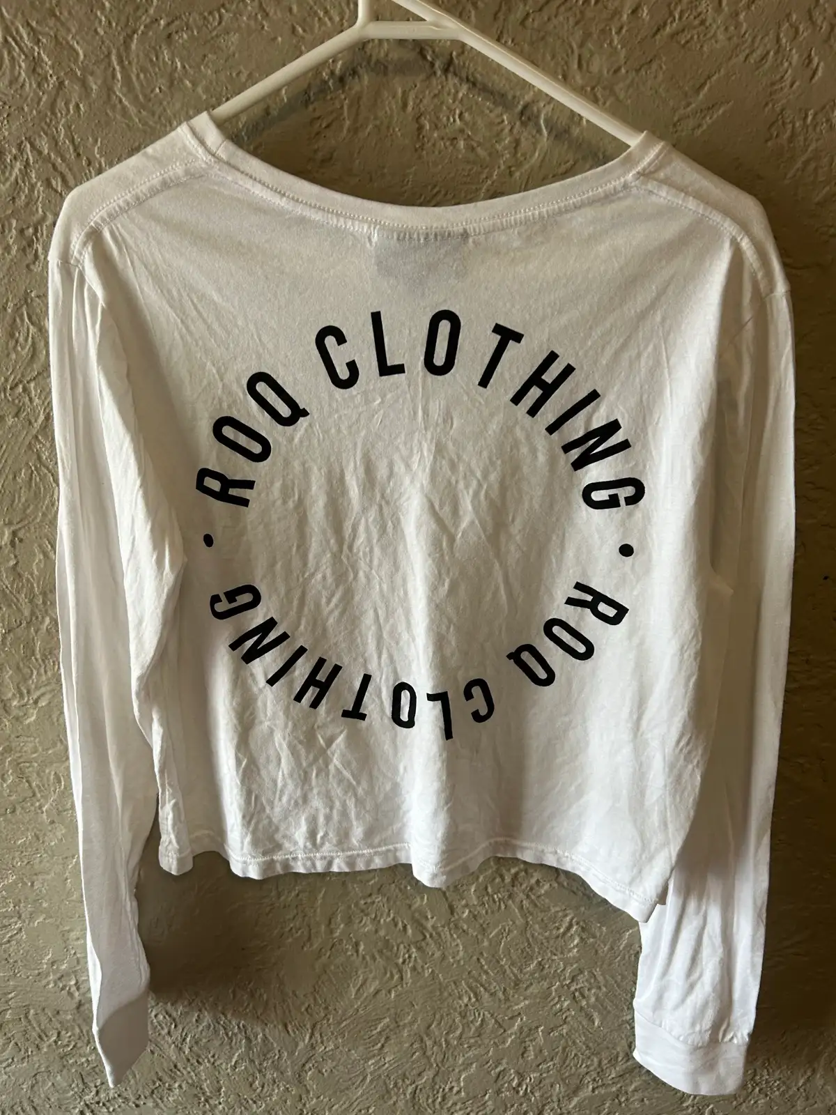 Roq white long sleeve cropped top – photo 3