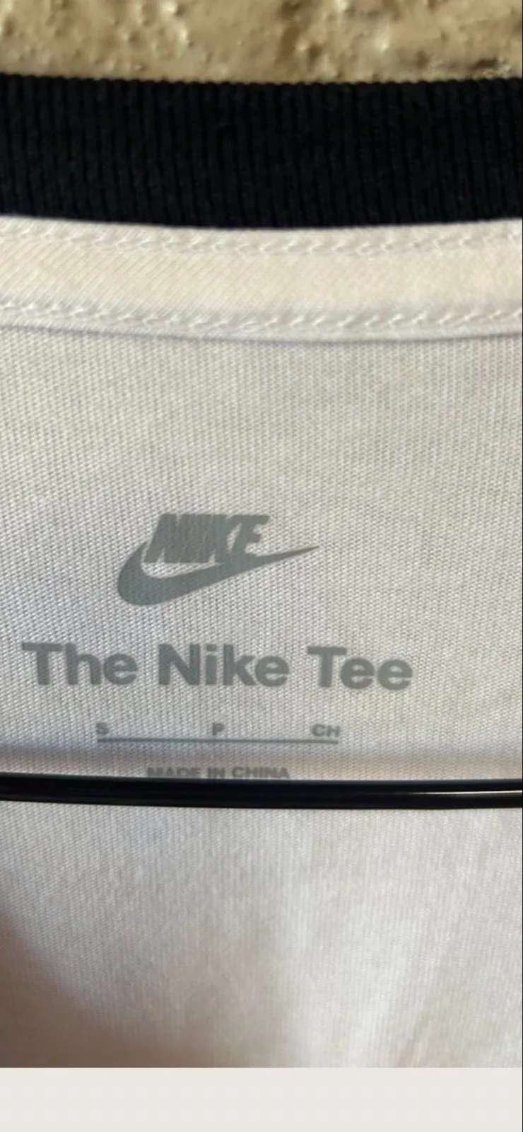 Women’s cream nike ringer tee – photo 3