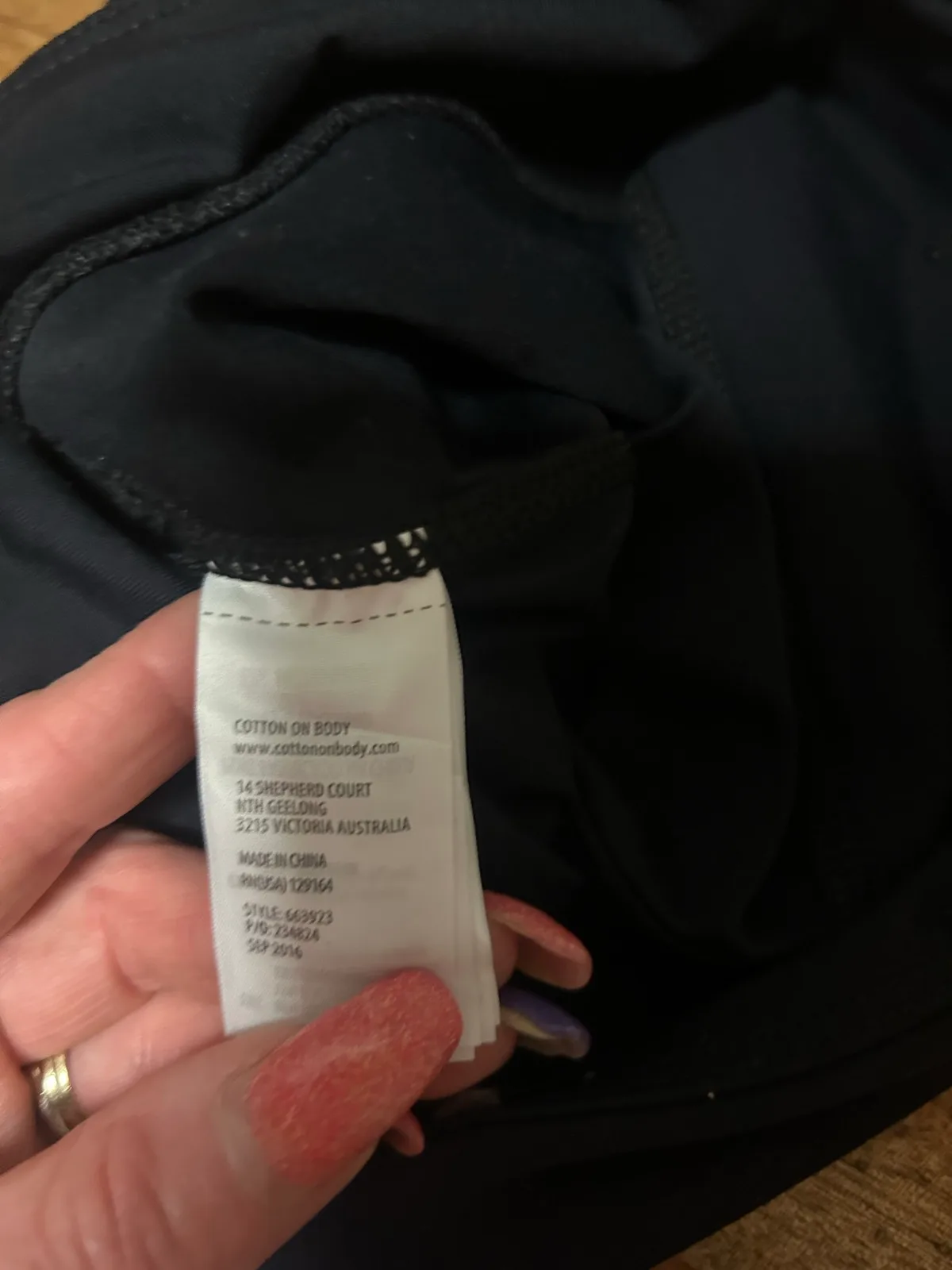 Cotton on body black biker shorts with lace detail – photo 5