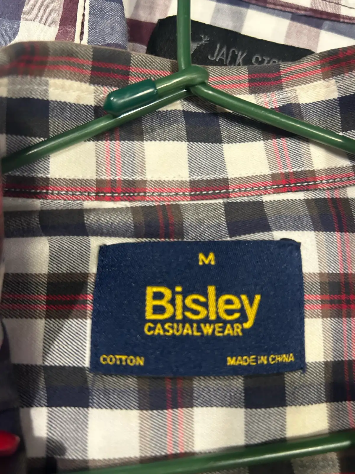 Men’s bisley plaid long sleeve shirt – photo 5