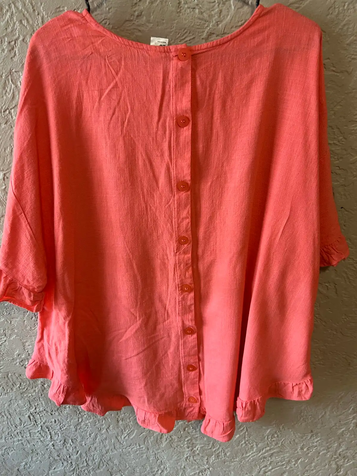 Anko coral pink ruffled blouse – photo 4