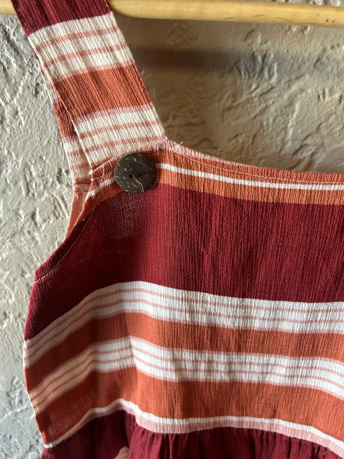 Ghanda red/orange/white striped sundress – photo 2