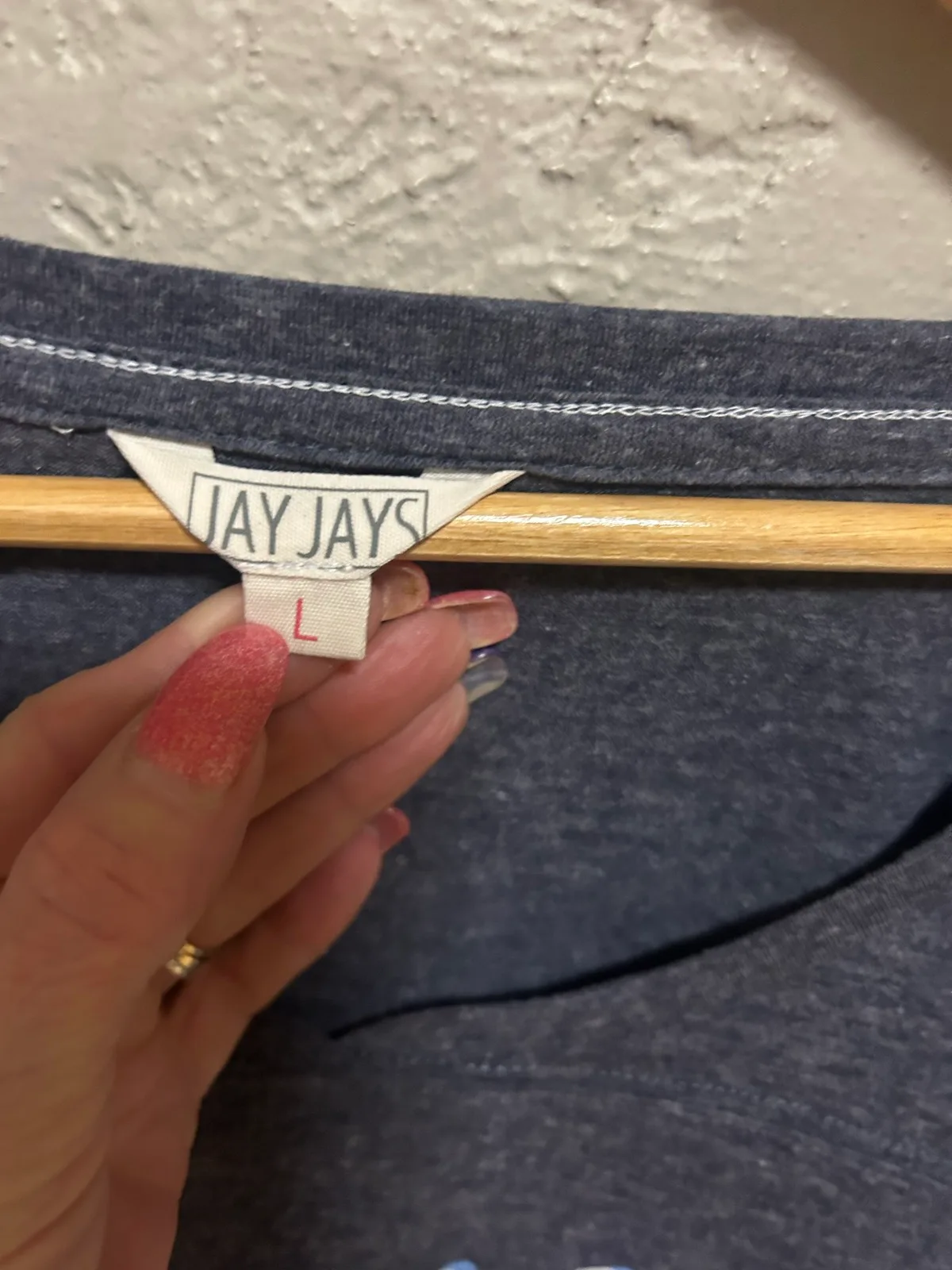 Jay jays grey 3/5 sleeve graphic tee — photo 2
