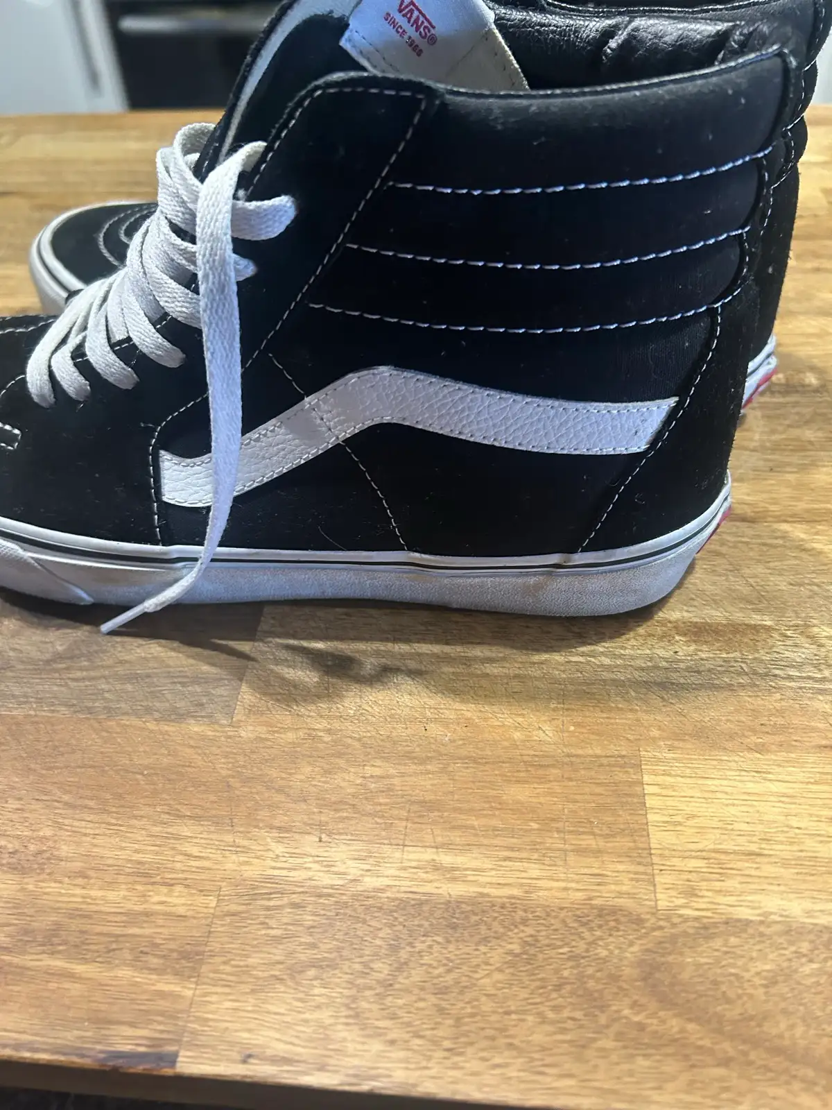 Men’s black vans high tops size12 AU – photo 8