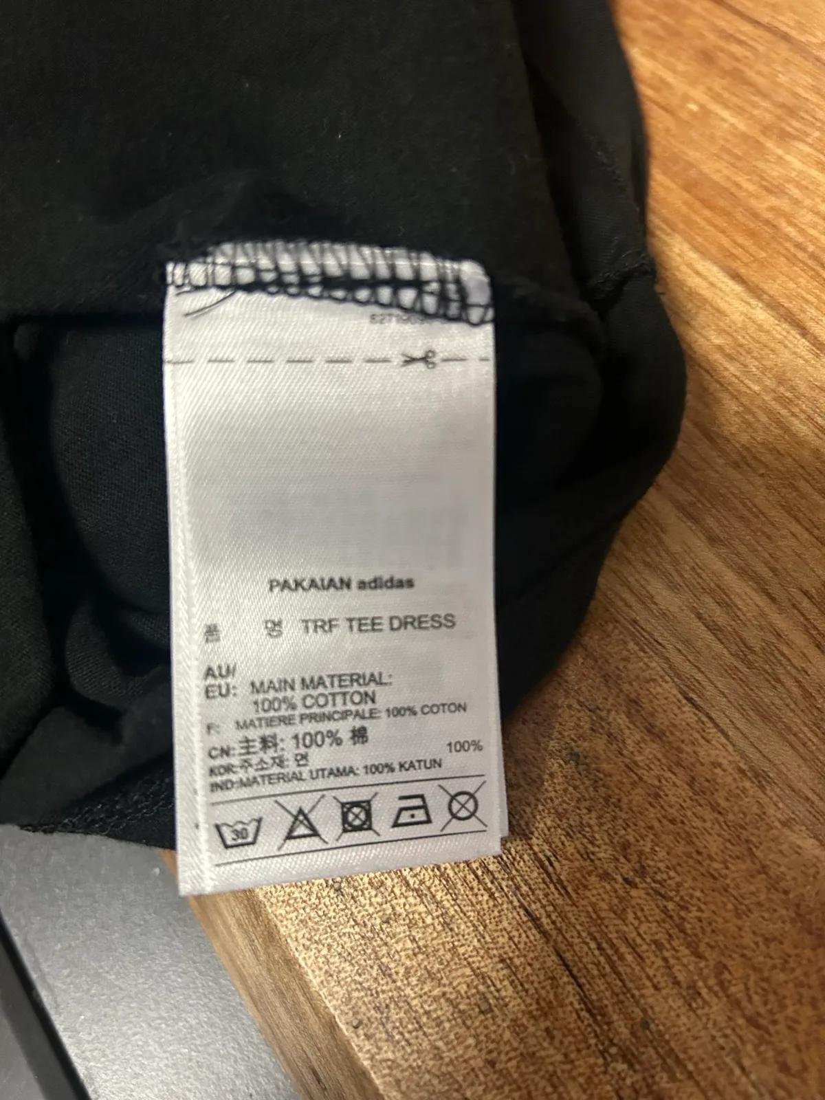 Adidas black trefoil Tshirt dress – photo 5
