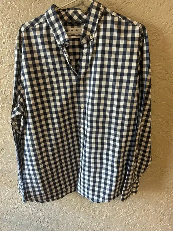 Men’s preview check shirt