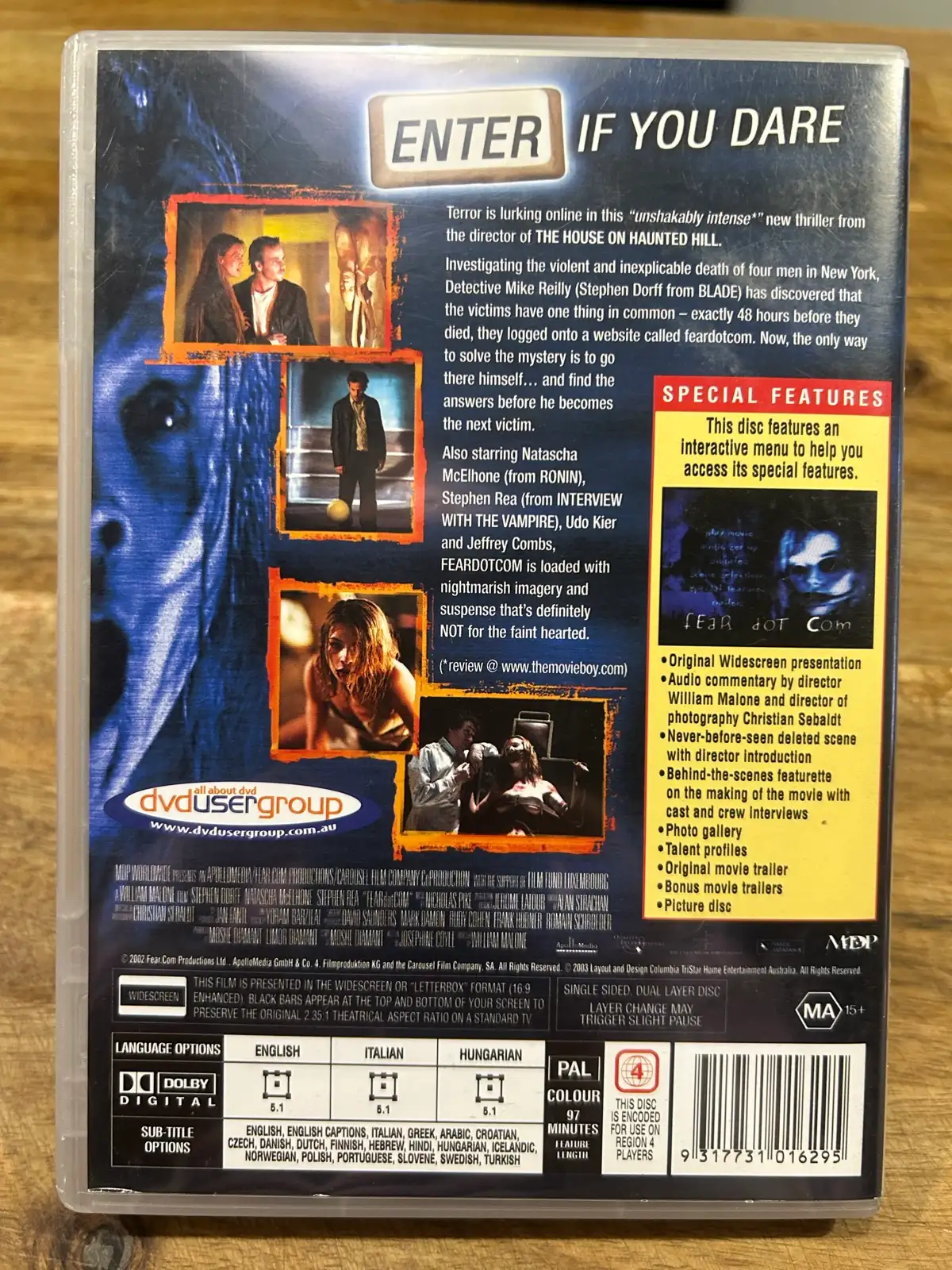 Fear dot com dvd – photo 2