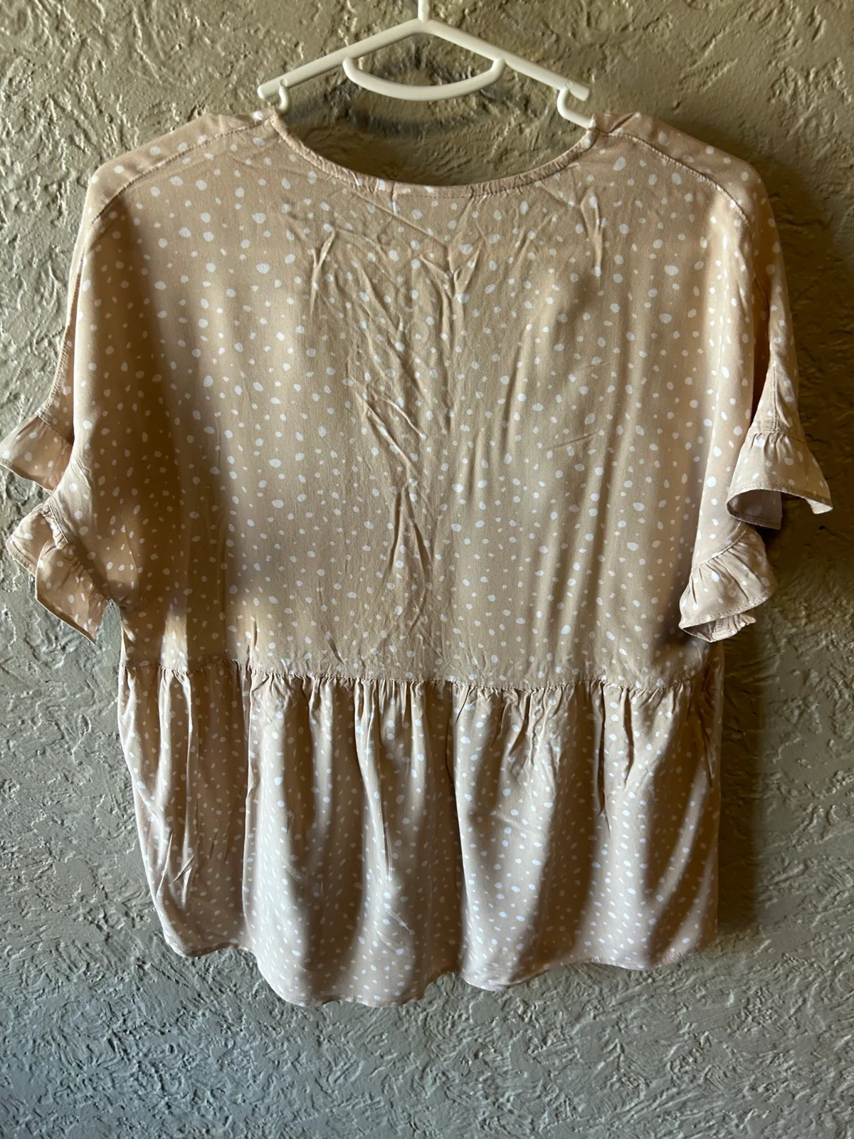 Jeanswest cream/white polka dot blouse – photo 4