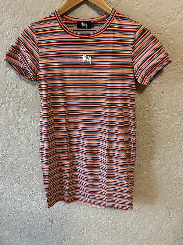 Stussy multicoloured tee dress