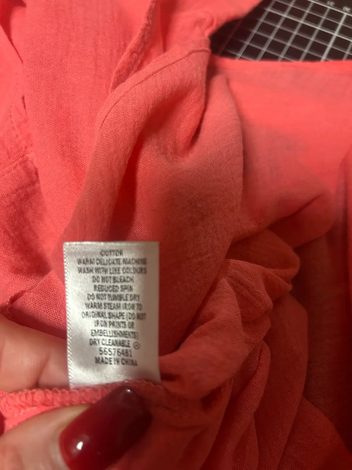 Target coral lace panel blouse – photo 5