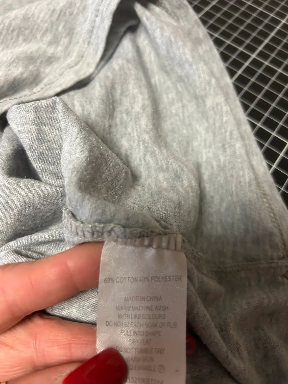 Men’s Kenji grey colour block tee – photo 4