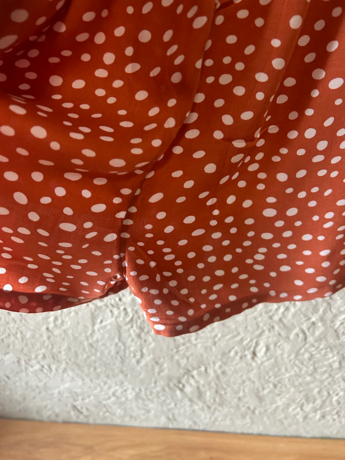 Ghanda rust/white polka dot playsuit – photo 2