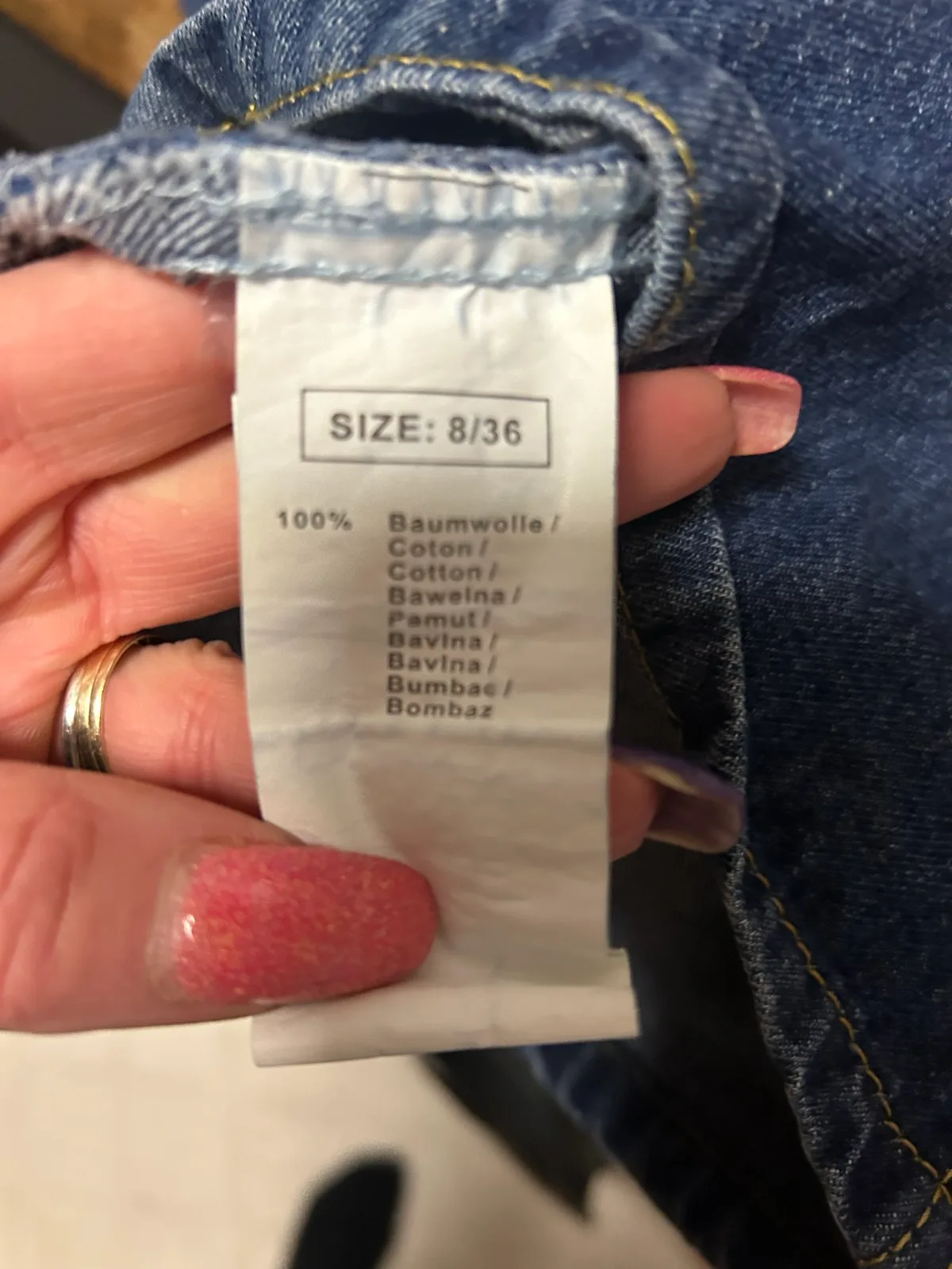 The denim club blue denim tank dress/pinafore — photo 4