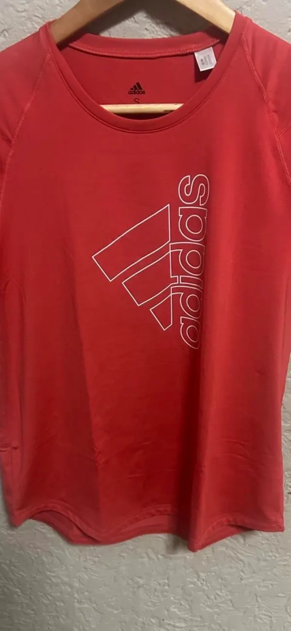 Adidas red active T-shirt