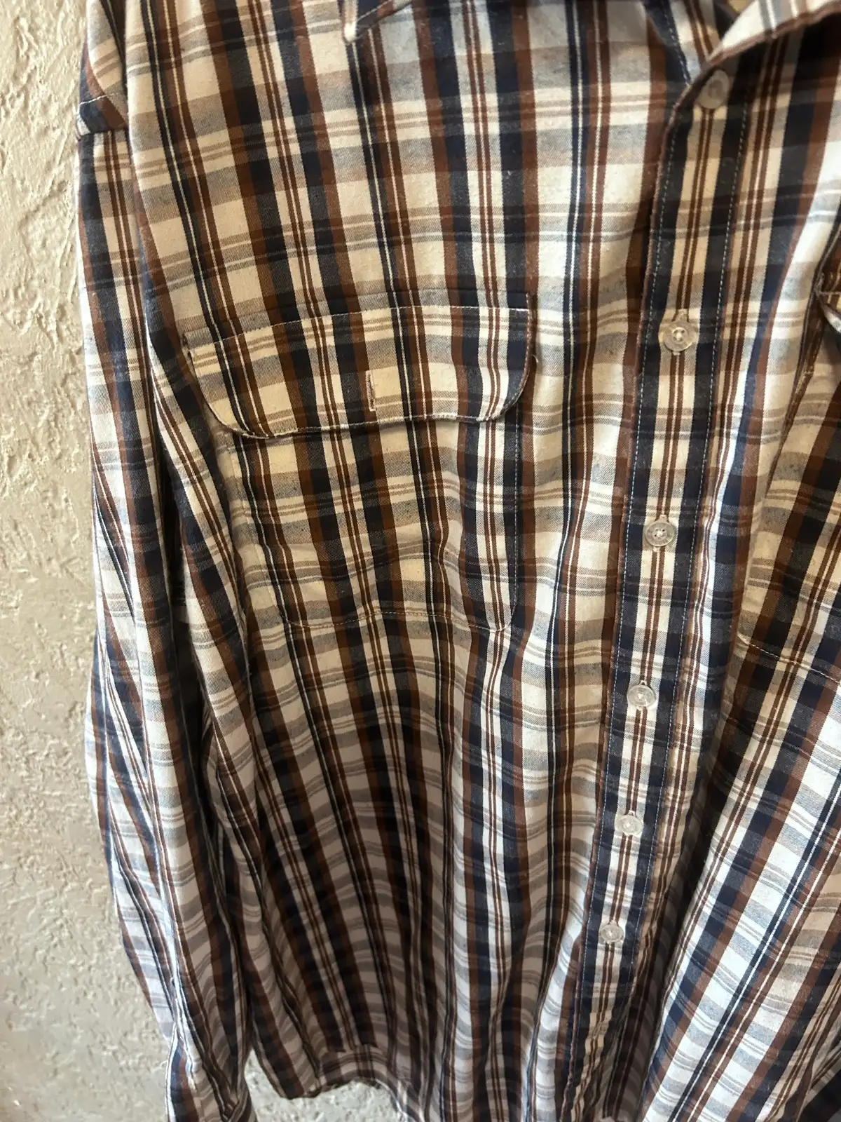 Men’s Bisley plaid long sleeve shirt – photo 2