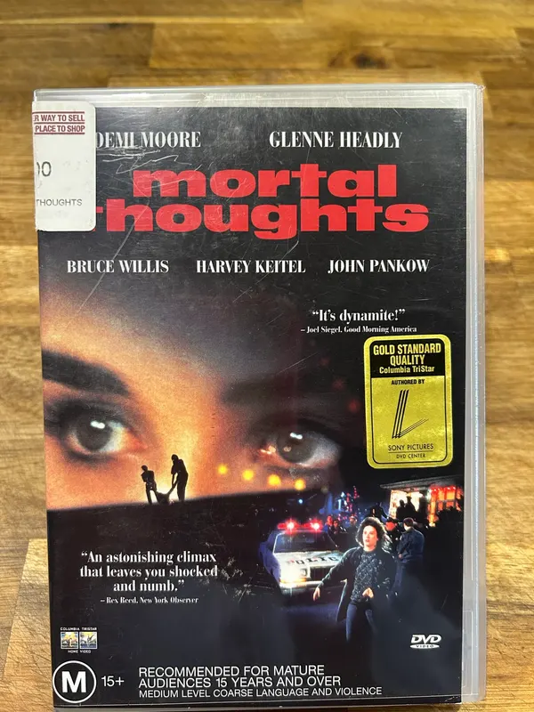 Mortal thoughts dvd